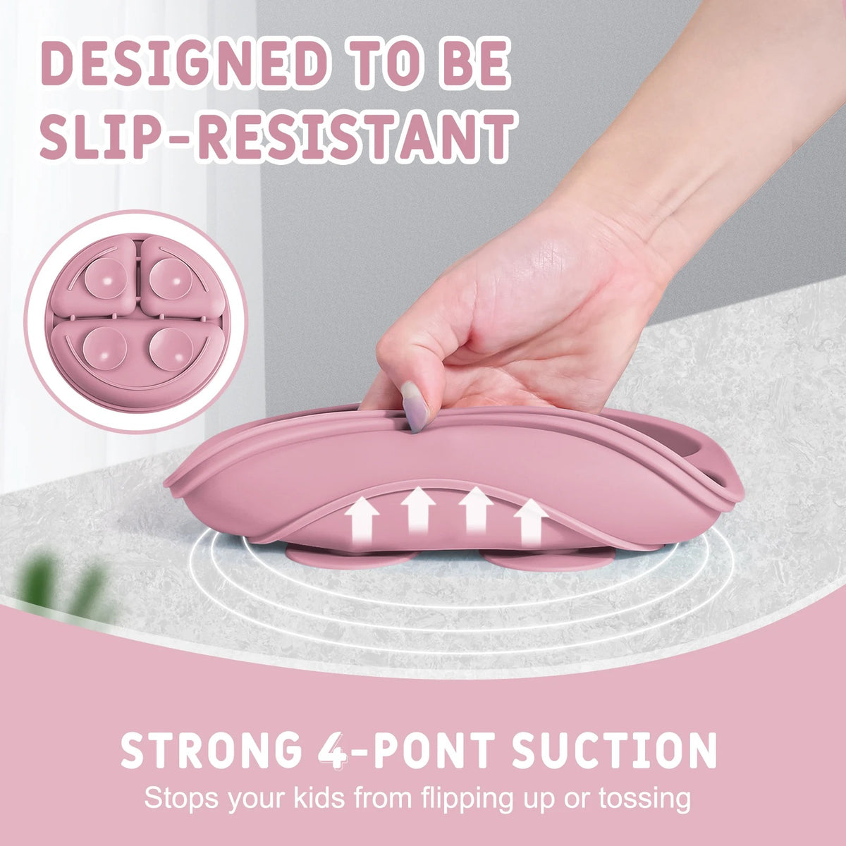 10PCs Baby Silicone Feeding Set