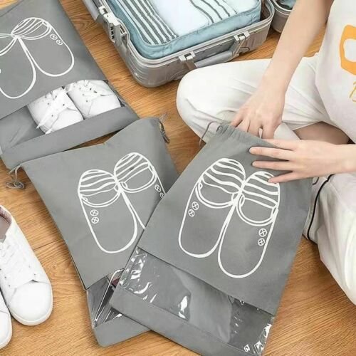 1 pcs Shoes Storage Bag Closet Organizer Travel Portable Waterproof Pocket - Duvera