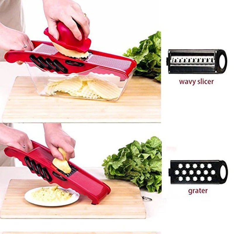 10 in 1 Vegetable Cutter Mandoline Slicer - Duvera