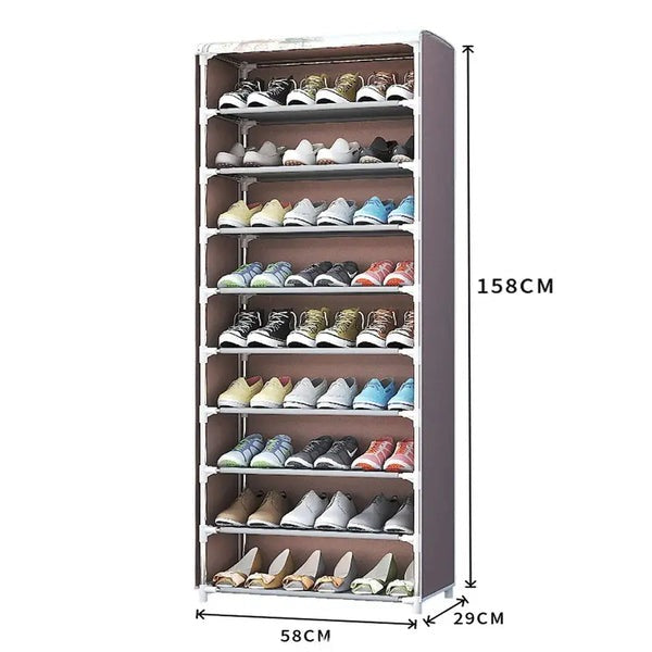 10 Layer Printed Shoe Rack