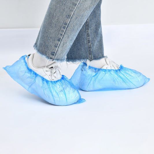 100pcs/pack Disposable Waterproof Shoe Covers. - Duvera