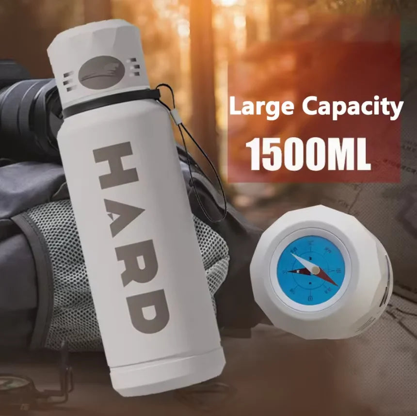 Portable Vacuum Steel Water Bottle 1500ML