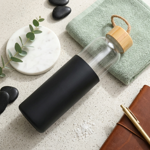 Glass Bottle with Silicone Cover 500ML