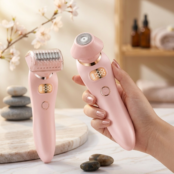 2 in 1 Digital Rechargeable Hair Remover Machine