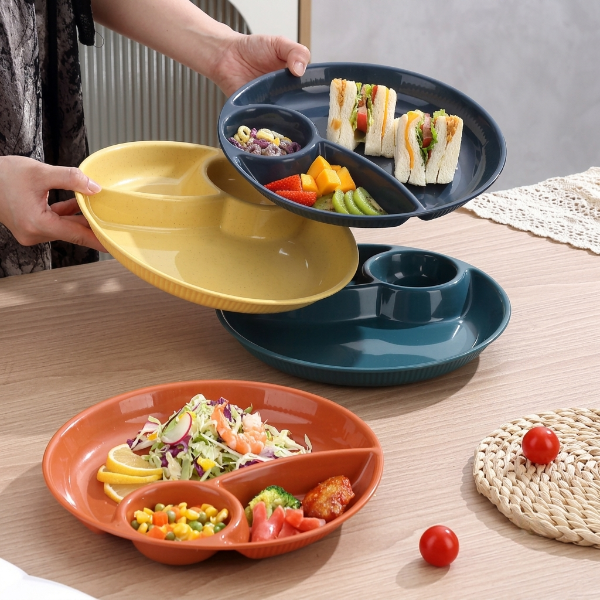 Kids Meal Tray With Spoon & Fork