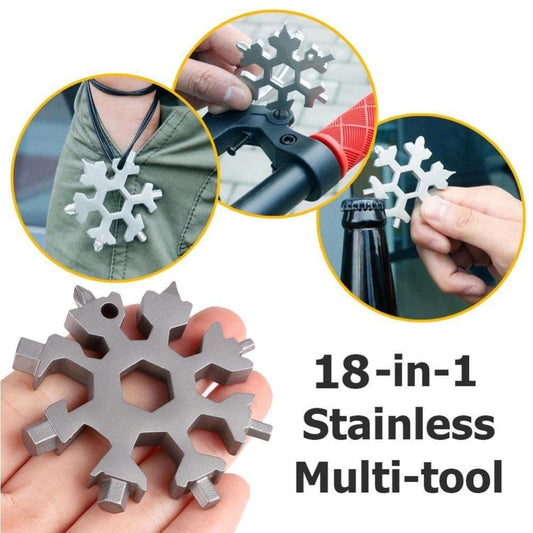 18-in-1 Snowflake Multi-Tool. - Duvera