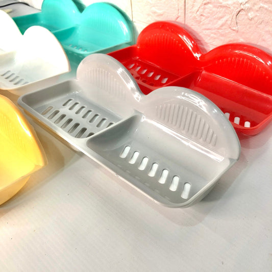 2 Portion Bathroom Soap Holder - Duvera