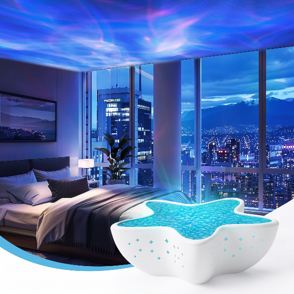 Multi- Color Star Projection Lamp