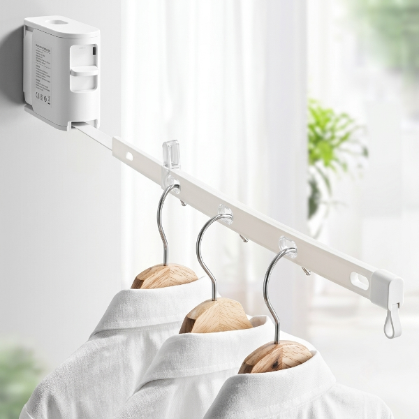 Retractable Wall Mounted Clothes Hanger