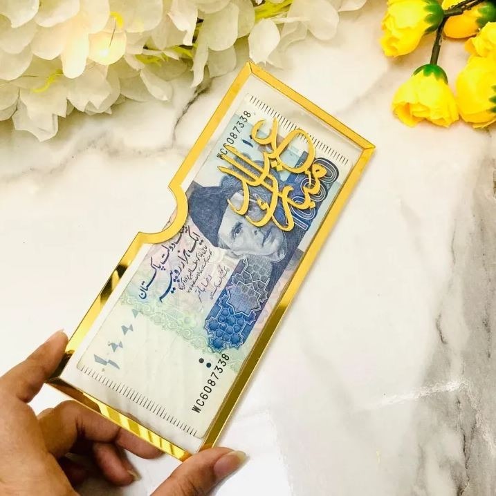 Transparent Acrylic Eidi Envelope