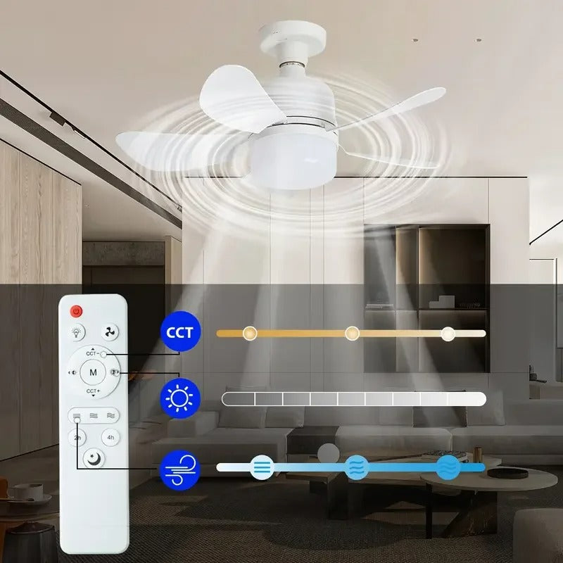 Remote Control Socket Ceiling Fan