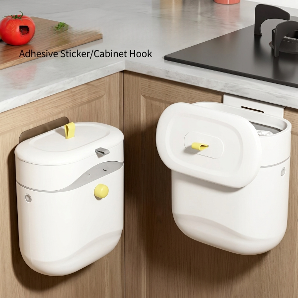 Mini Wall-Mounted Kitchen Trash Bin