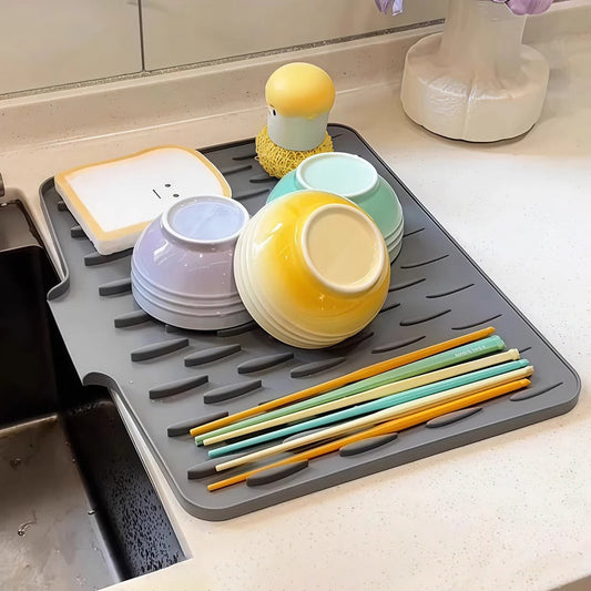 Anti Slip Silicone Dish Drying Mat