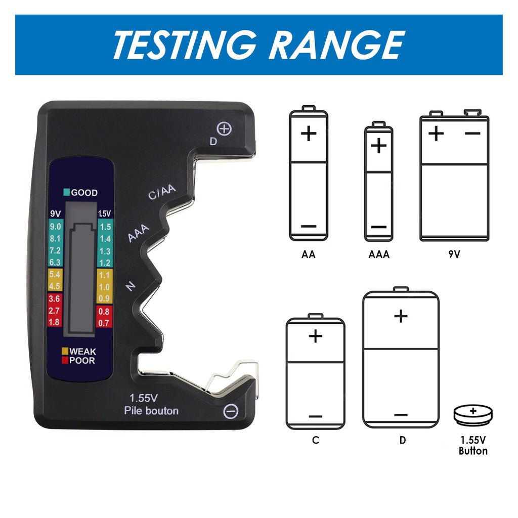 Portable Digital Battery Tester