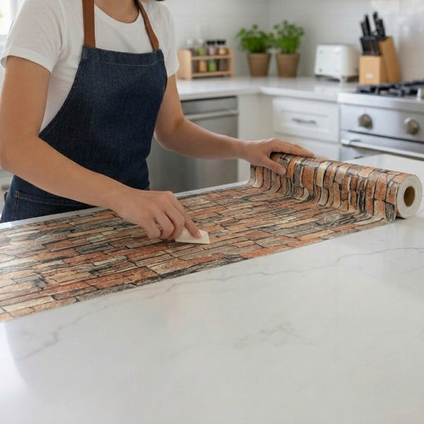 Self Adhesive Foamic Marble Sheet (120x40 Inches)