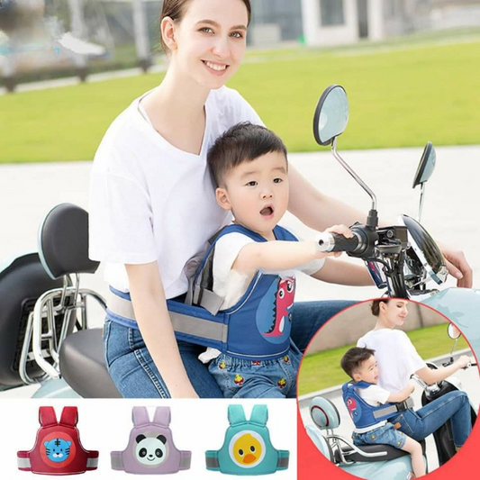 Cute Cartoon Design Kids Motorcycle Safety Seat Belt