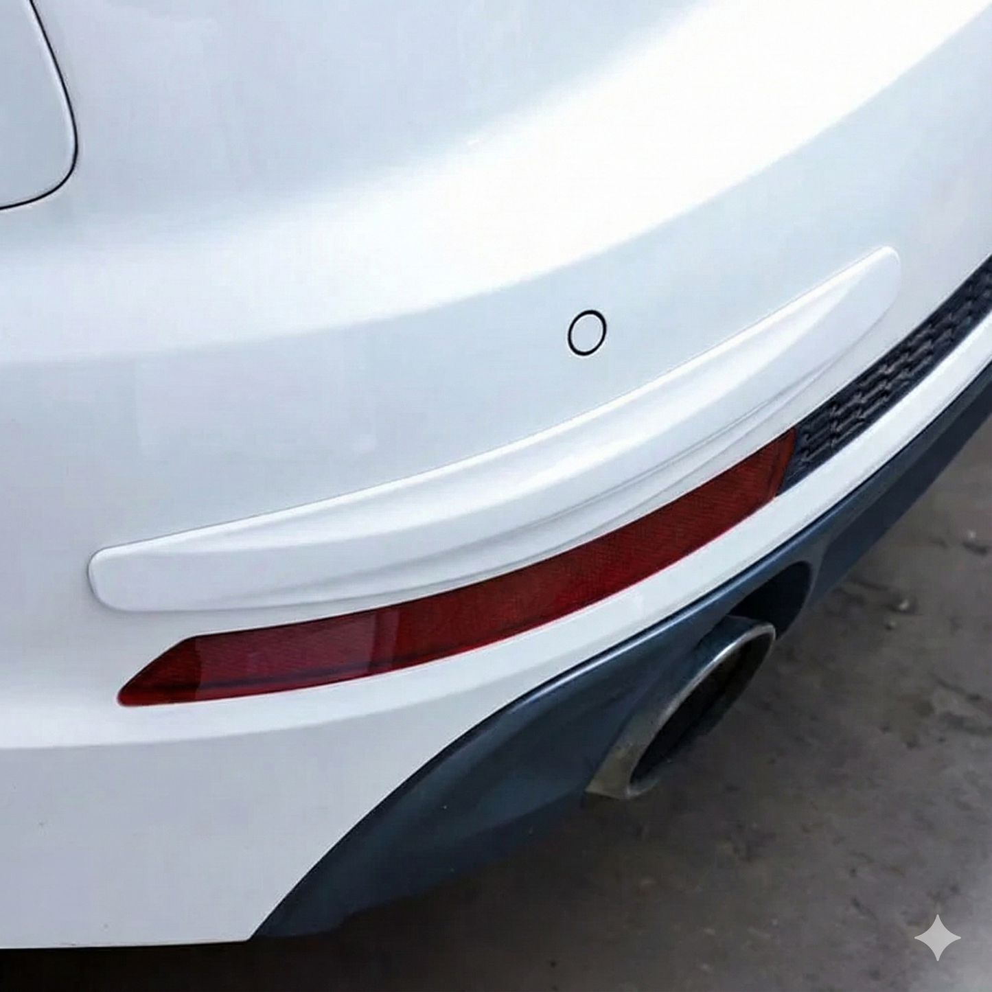 Car Bumper Protector Strip (White Color)