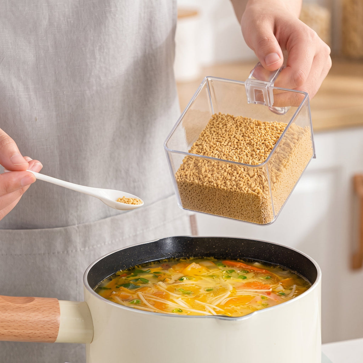 Multi-Layer Seasoning Storage Rack