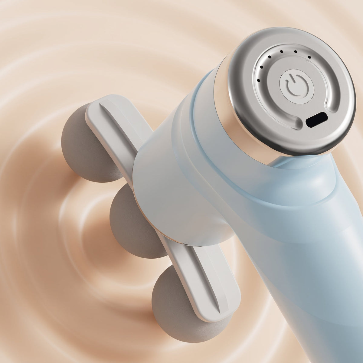 Portable 3-Head Facial Massager Gun
