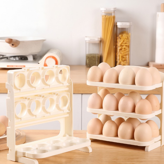 3 Layer Foldable Egg Storage Rack
