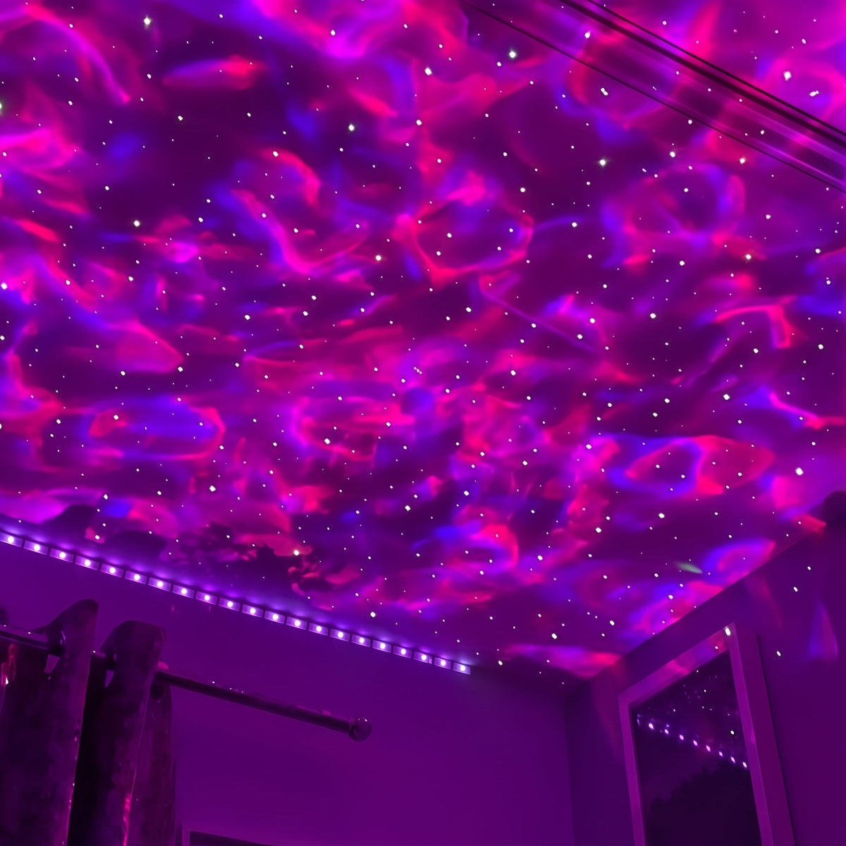 Galaxy Projector Lamp With Bluetooth Speaker