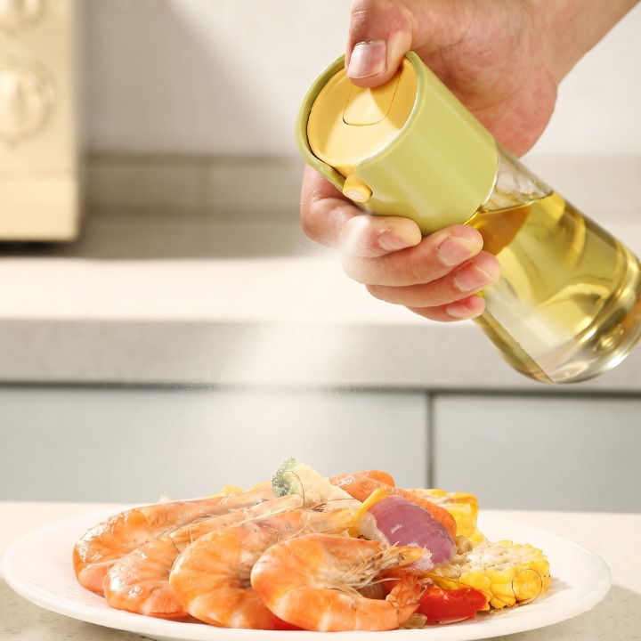 2-In-1 Oil Spray & Pour Dispenser Bottle