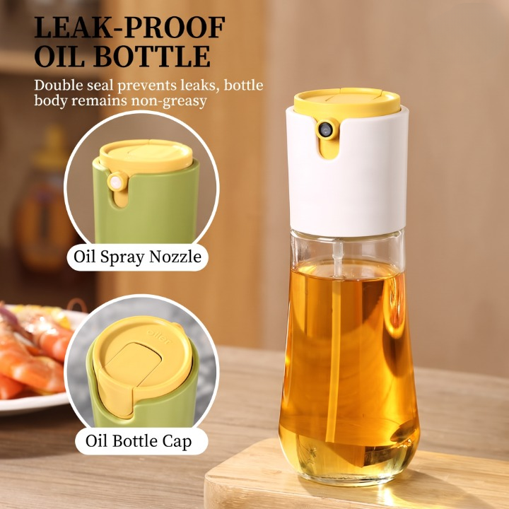 2-In-1 Oil Spray & Pour Dispenser Bottle