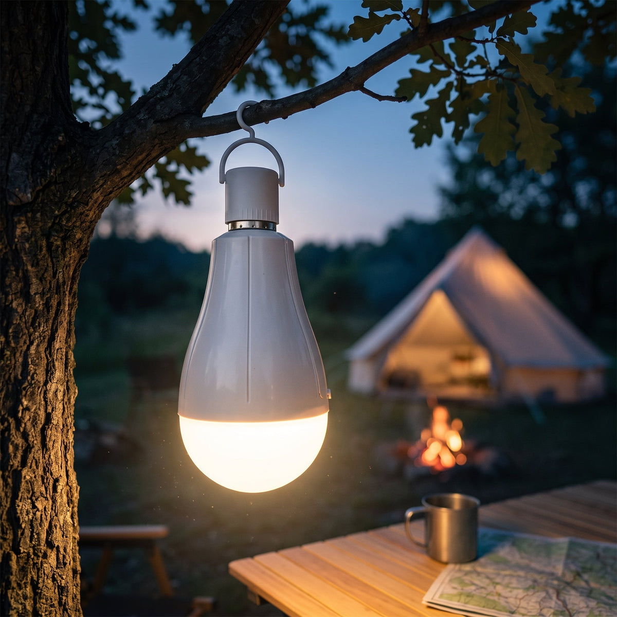 LED Emergency Bulb With Batteries 20W