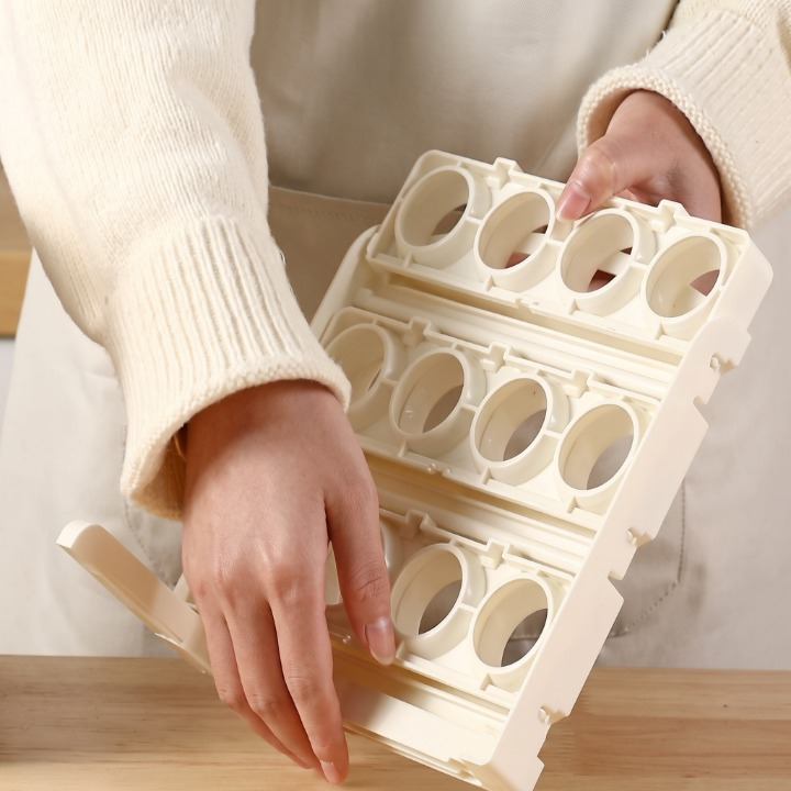 3 Layer Foldable Egg Storage Rack