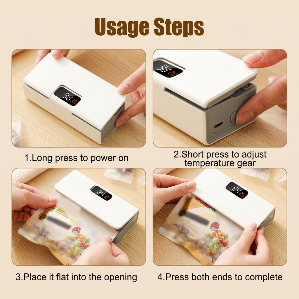 Rechargeable Magnetic Mini Sealing Machine