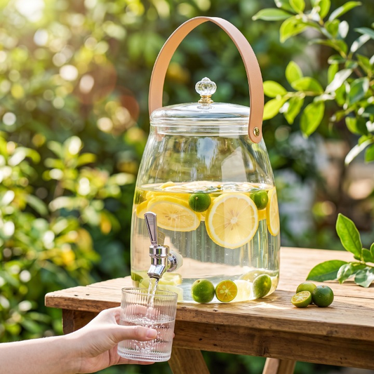 Elegant Acrylic Beverage Drink Dispenser 5.2L