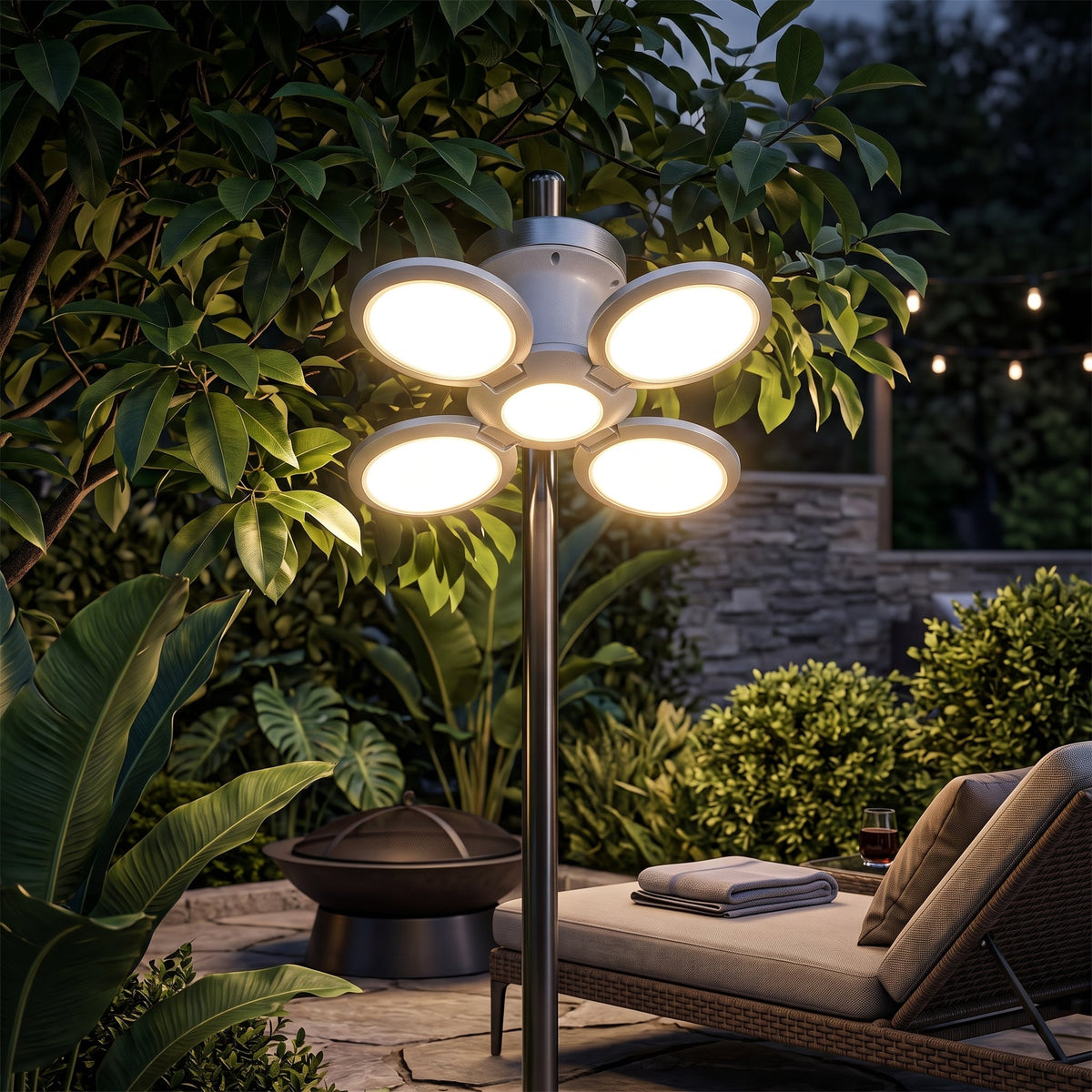 Portable Solar LED Camping Light Bulb