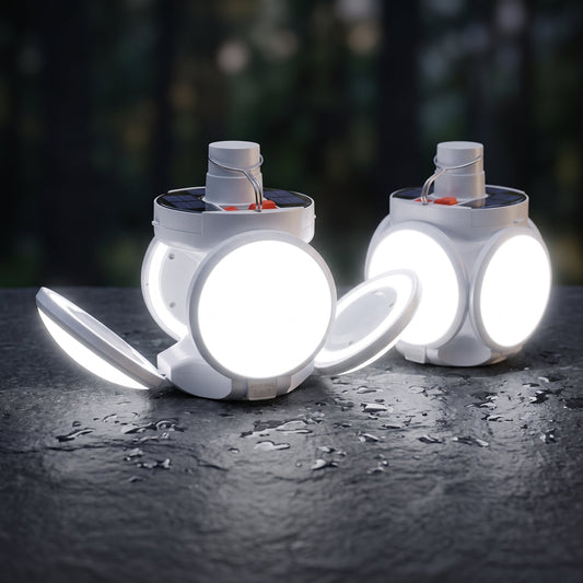 Portable Solar LED Camping Light Bulb