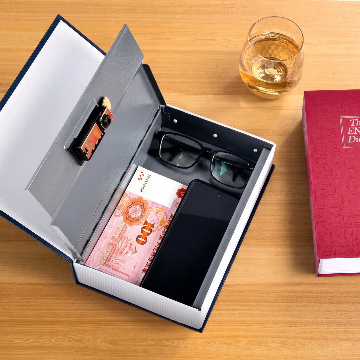 Luxury Book Secret Safe With Combination Lock