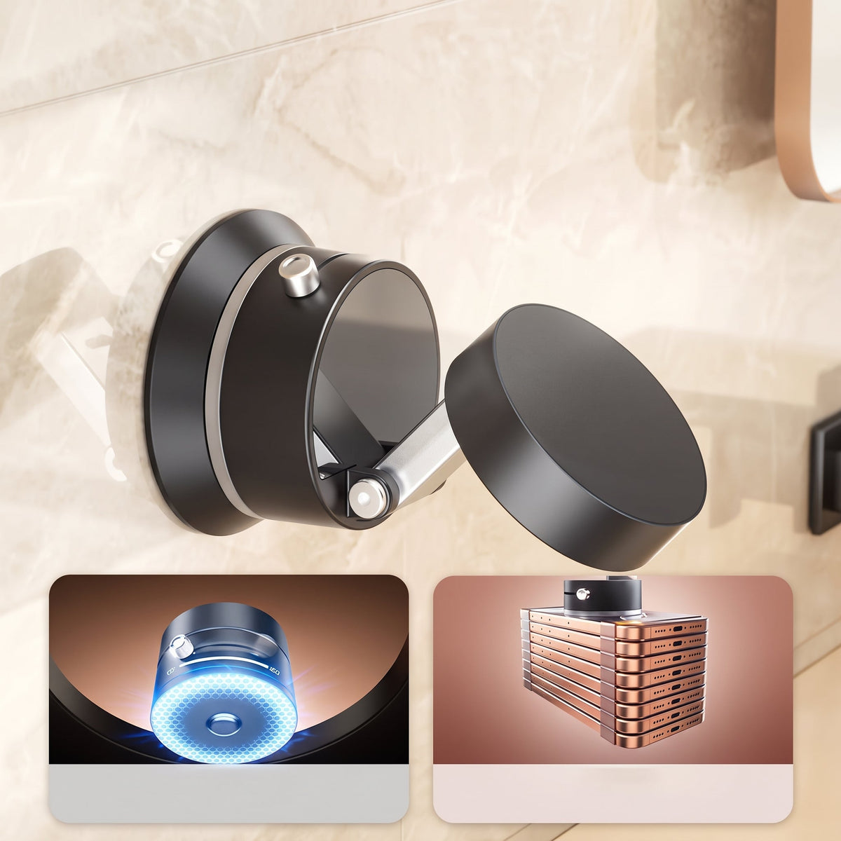 Magnetic Phone Holder With 360° Rotation