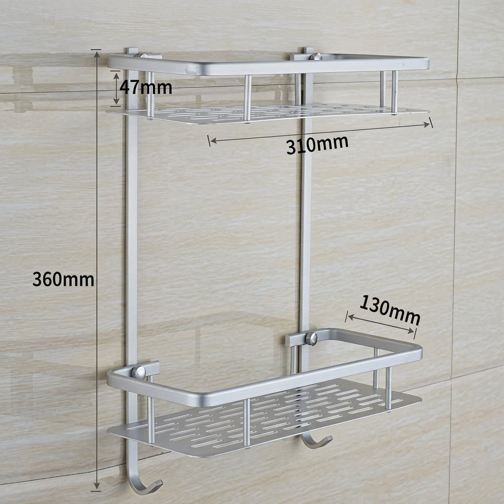 Stainless Steel Double Layer Rack