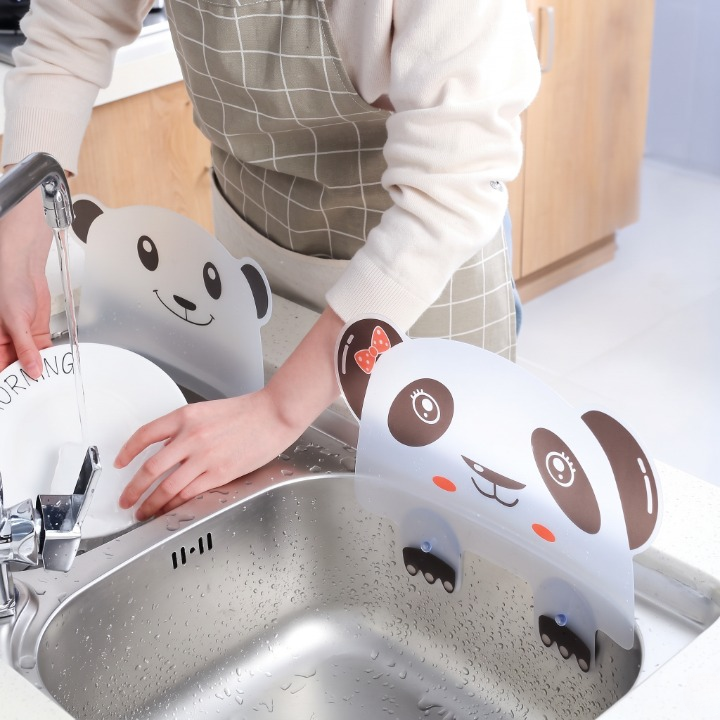 Cute Panda Sink Splash Guard Protector