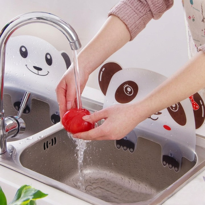 Cute Panda Sink Splash Guard Protector