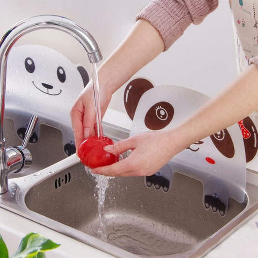 Cute Panda Sink Splash Guard Protector
