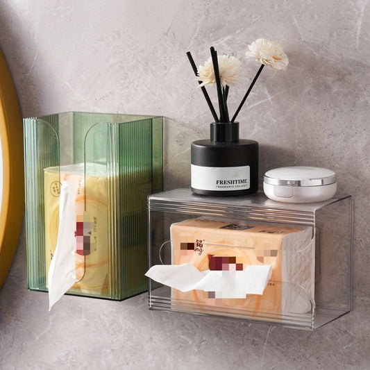 Wall Mounted Acrylic Tissue Box Holder