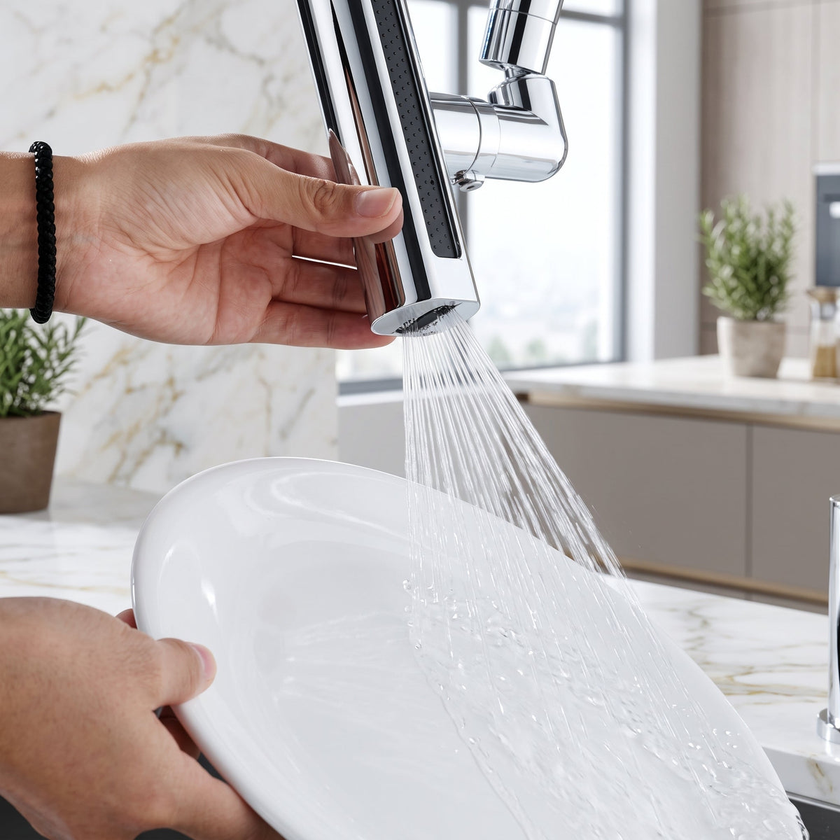 4 In 1 Adjustable Sink Faucet
