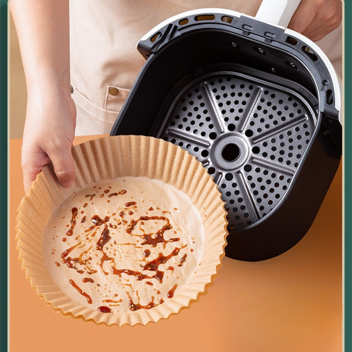 Nonstick Air Fryer Paper Disposable Plate Round (50pcs)