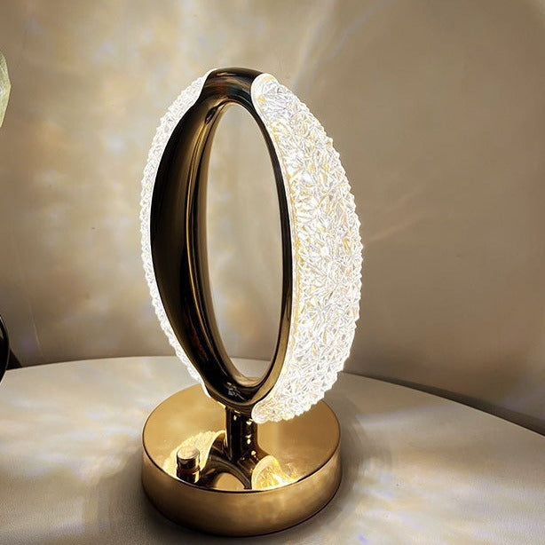 Rechargeable Crystal Touch Dimming Night Lamp