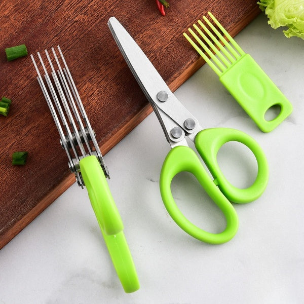 5 Layer Stainless Steel Kitchen Scissors