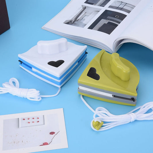 Double-Sided Magnetic Glass Cleaner Brush Wiper