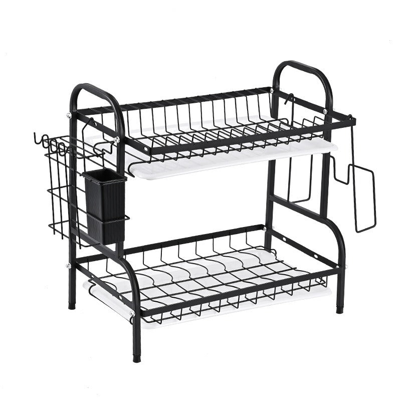 2 Tier Compact Dish Drying Rack