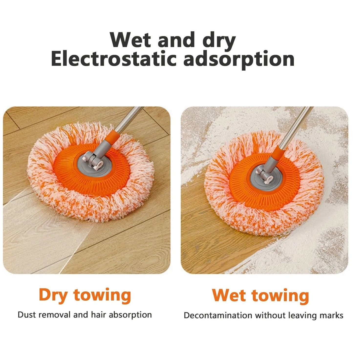 Sun Flower Spin Floor Cleaning & Dusting Mop