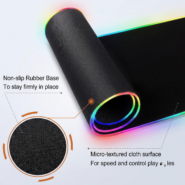 Smooth Gaming Keyboard Desk Mat (Random Design)