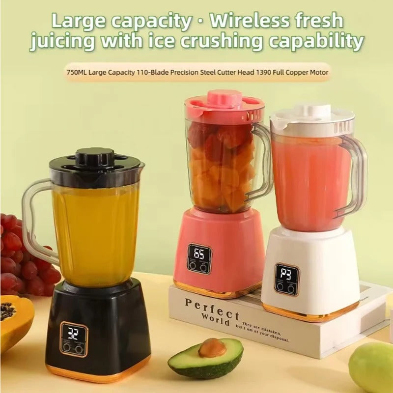 Rechargeable Portable Juicer with Digital Display