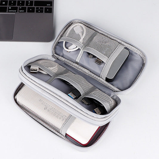 Travel Storage Organizer Dual Zip Pouch Bag